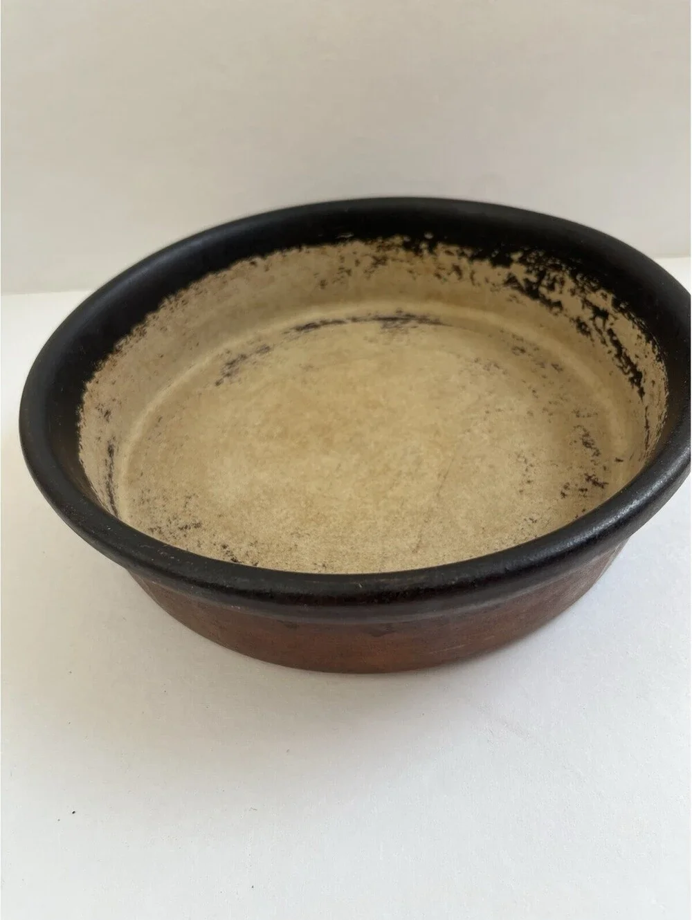 Pampered Chef Family Heritage Stoneware K 110 Round Deep Dish Pan Bake Pizza Pie